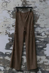 Mutedance 24 Autumn and Winter Loose Silk Cashmere Flower Dye Trousers MD-MD24FW52-CELADON MD24FW50